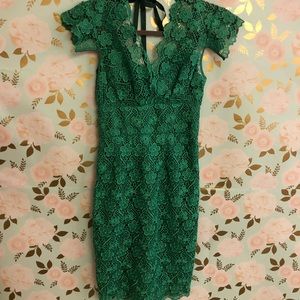 Gorgeous Tracy Reese Green Lace Dress